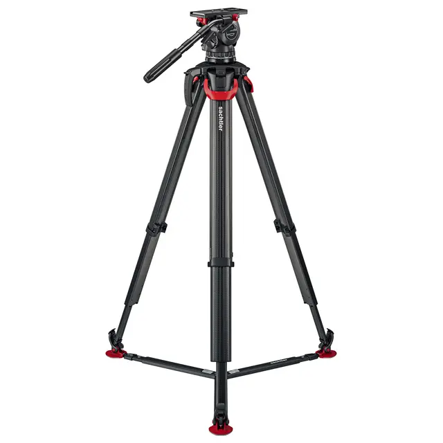 Sachtler System aktiv18T flowtech100 GS Fluid head, Tripod, Gr-Spreader, Bag 