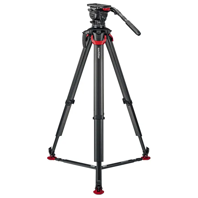 Sachtler System aktiv18T flowtech100 GS Fluid head, Tripod, Gr-Spreader, Bag 