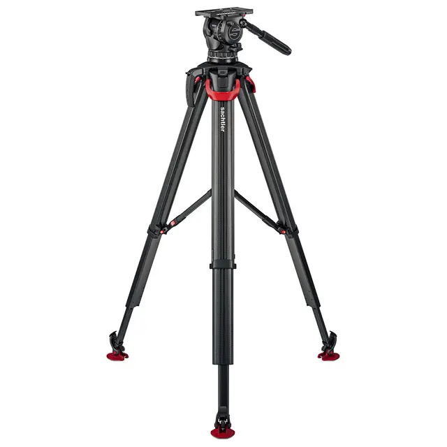 Sachtler System aktiv18T flowtech100 MS Fluid head, Tripod, Mid-Spreader, Bag 