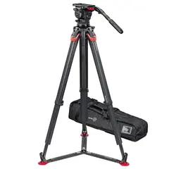 Sachtler System FSB 18T MkII flowtech100 GS Fluid head, Tripod, Gr-Spreader, Bag