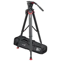 Sachtler System FSB 18T MkII flowtech100 MS Fluid head, Tripod, Mid-Spreader, Bag