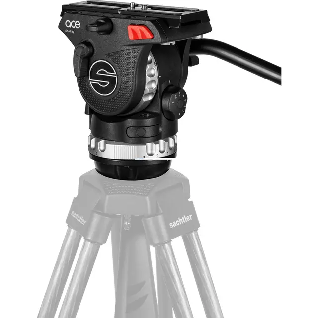BRUKT Sachtler Ace XL Fluid Head 2-8kg Video Hode 75mm Bowl 