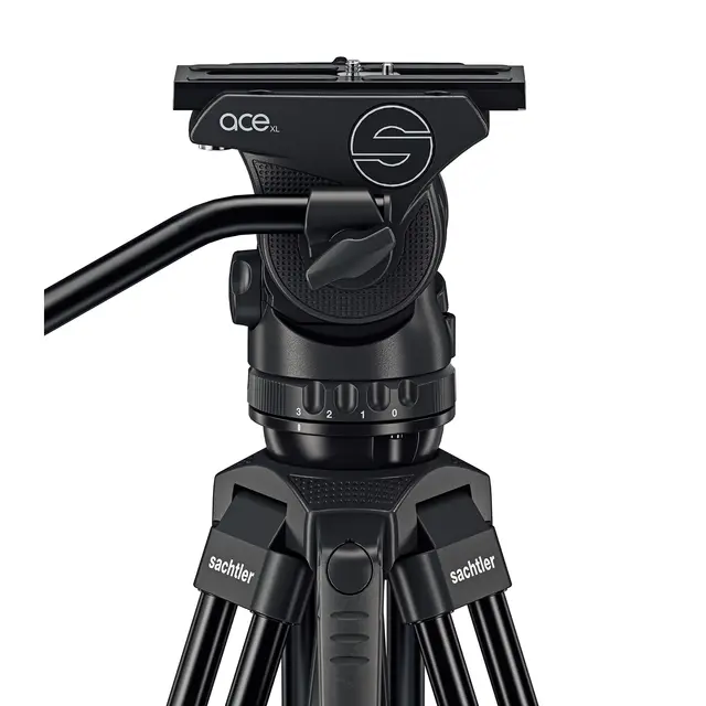 Sachtler Ace XL Mk II Fluid Head 75mm, 1 pan bar, 3+3 drag , 9+0 counterb 
