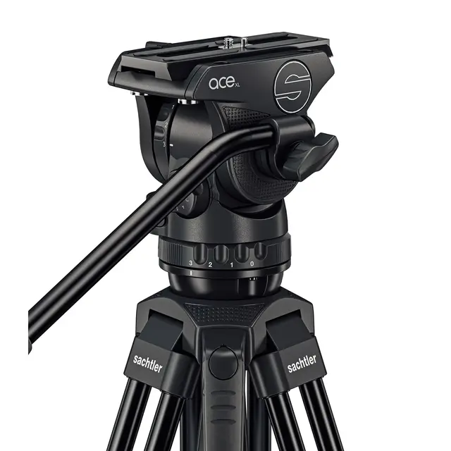 Sachtler Ace XL Mk II Fluid Head 75mm, 1 pan bar, 3+3 drag , 9+0 counterb 