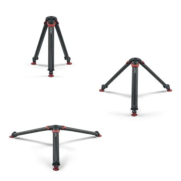 Sachtler Flowtech Tripod 75mm 4585 Video Stativ uten hode 75mm Bowl 0-20kg 