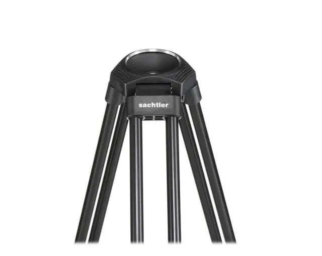 DEMO Sachtler Tripod 75/2 Alu.RubberFeet Stativ 75mm skål, 2 stage Aluminium 