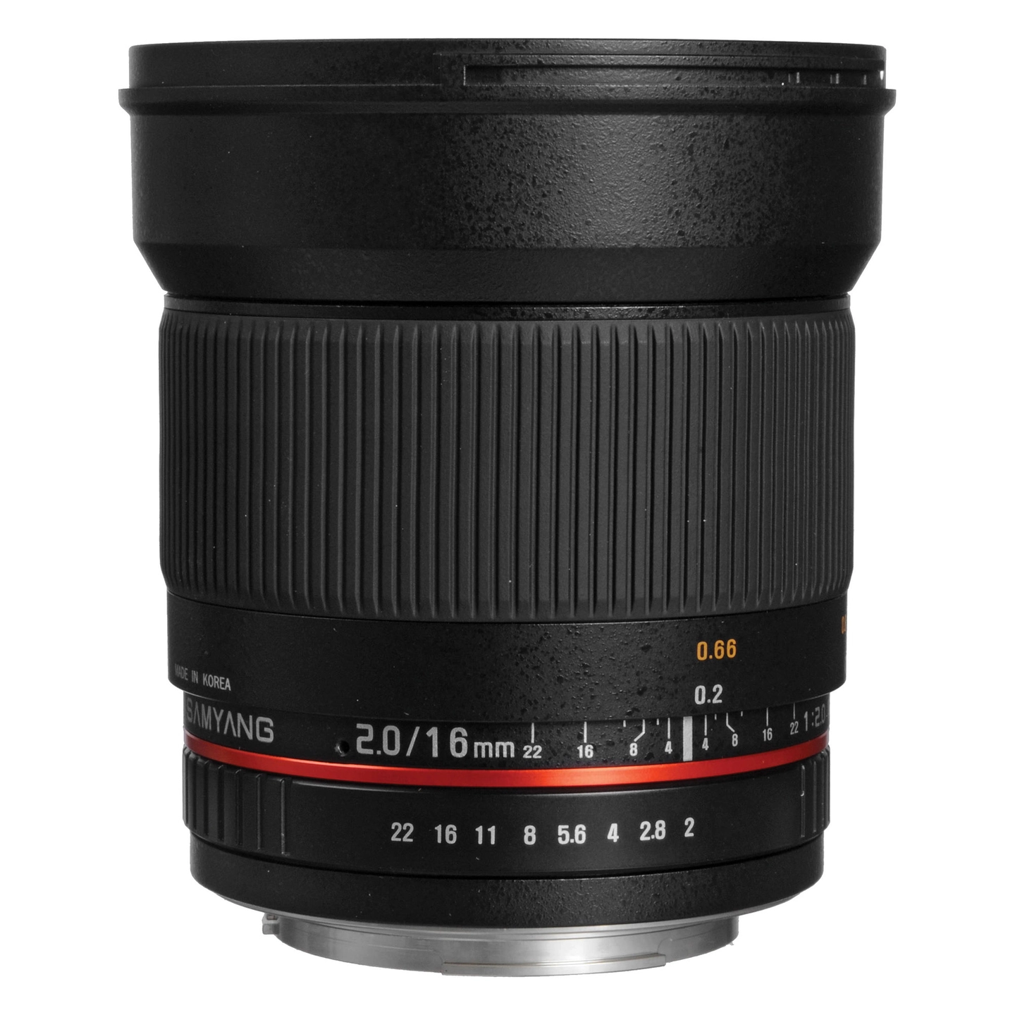 wide-angle lens - 16 mm