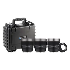 Samyang V-AF Lens Kit m/MF Adapter Sony E. V-AF 24, 35, 75mm. Med hardcase