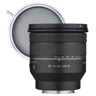 Samyang AF 14-24mm f/2.8 Sony FE Med NiSi Filter Circular Black Mist 1/4