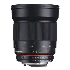 Samyang 24mm f/1.4 ED AS IF UMC Canon EF-mount. Manuell