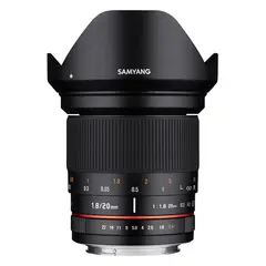 Samyang 20mm f/1.8 ED AS UMC Canon EF Canon EF. Manuell fokus