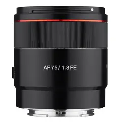 Samyang AF 75mm f/1.8 FE Sony E-Mount Fullformat. &#216;58mm
