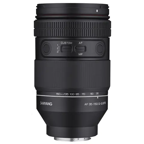 Samyang AF 35-150mm f/2-2.8 Sony E-Mount Fullformat. Ø82mm