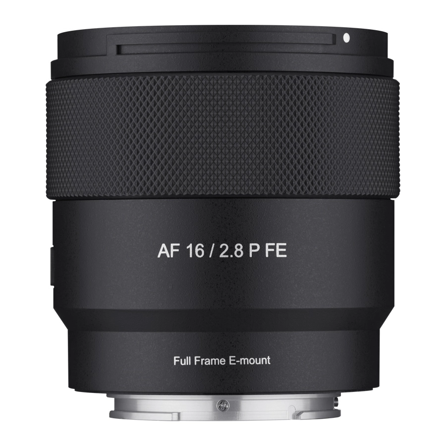 Samyang AF 16mm f/2.8 P Sony E-Mount Fullformat. Ø62mm