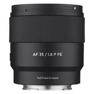 Samyang AF 35mm f/1.8 P FE Sony E-Mount Fullformat. Ø62mm