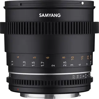 Samyang 85mm T1.5 VDSLR MK2 Canon EF Canon EF Mount