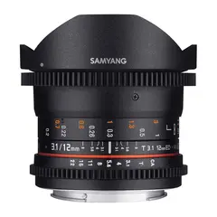 Samyang 12mm T3.1 VDSLR Fuji X Fuji X Mount Fisheye