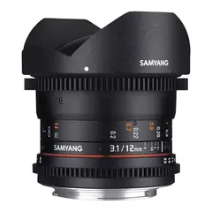 Samyang 12mm T3.1 VDSLR Fuji X Fuji X Mount Fisheye