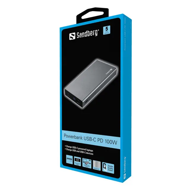 Sandberg Powerbank USB-C PD 100W 20000 mAh 