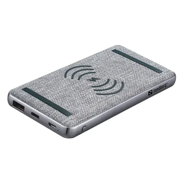 Sandberg Powerbank PD20W Wireless 10000 mAh. Trådløs lading 