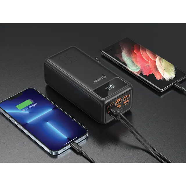 Sandberg Powerbank USB-C PD 130W 50000 mAh USB-A+USB-C PD 30+100W 