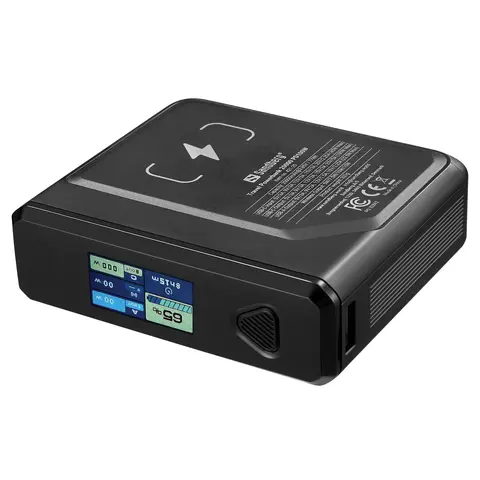 Sandberg Travel Powerbank 20000 PD100W Håndbagasje vennlig, Trådløs lading