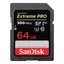 Sandisk SDXC Extreme Pro 64GB V90 64GB Minnekort. 300MB/s UHS-II V90