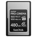 Sandisk 480GB CFexpress Type A ProCinema 480GB. R1800MB/s W 1650MB/s