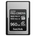 Sandisk 960GB CFexpress Type A ProCinema 960GB. R1800MB/s W 1650MB/s