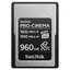 Sandisk 960GB CFexpress Type A ProCinema 960GB. R1800MB/s W 1650MB/s
