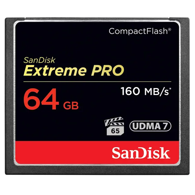 Sandisk CF 64GB Extreme Pro UDMA 7 Compact Flash 