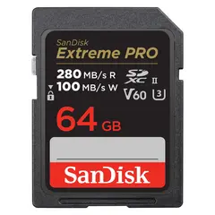 Sandisk SDXC Extreme Pro 64GB V60 C10 UHS-II