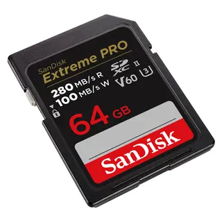 Sandisk SDXC Extreme Pro 64GB V60 C10 UHS-II