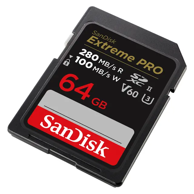 Sandisk SDXC Extreme Pro 64GB V60 C10 UHS-II 