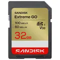 Sandisk SDXC Extreme GO 32GB V30 32GB. 100/60MB/s C10 UHS-I U3