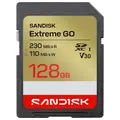 Sandisk SDXC Extreme GO 128GB V30 128GB. 230/110MB/s C10 UHS-I U3