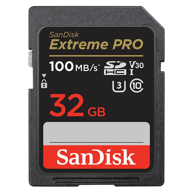 Sandisk SDHC Extreme Pro 32GB 100MB/s UHS-I C10 V30 U3 