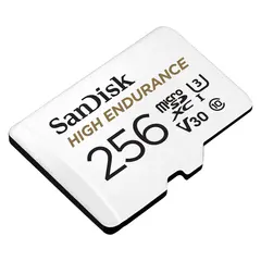 Sandisk High Endurance MicroSDXC 256GB 256GB 100:R 40M:W B/s. V30. U3. UHS-I