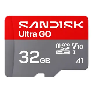 Sandisk microSDHC Ultra GO 32GB 32GB. 125MB/s. A1 C10 V10 UHS-I