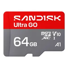 Sandisk microSDXC Ultra GO 64GB 64GB. 140MB/s. A1 C10 V10 UHS-I