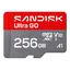 Sandisk microSDXC Ultra GO 256GB 256GB. 190MB/s. A1 C10 V10 UHS-I