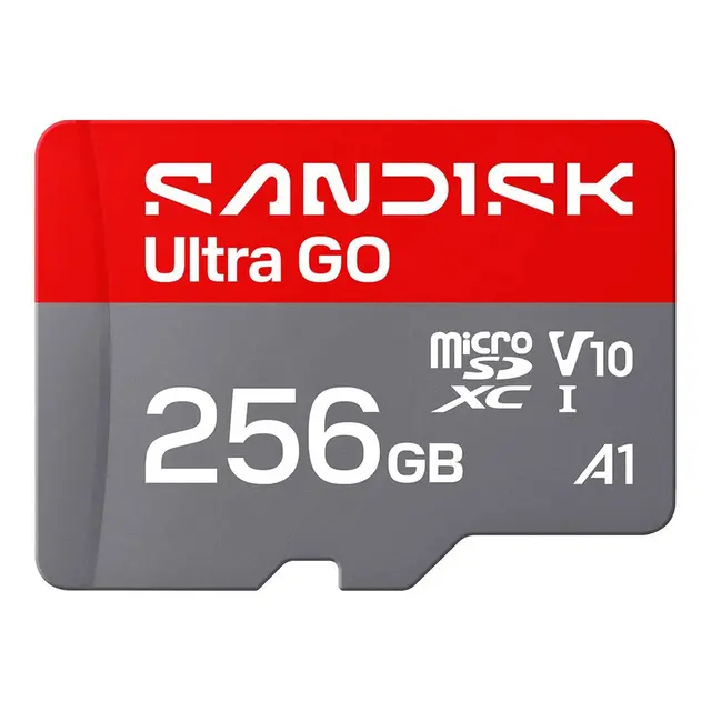Sandisk microSDXC Ultra GO 256GB 256GB. 190MB/s. A1 C10 V10 UHS-I 
