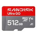 Sandisk microSDXC Ultra GO 512GB 512GB. 190MB/s. A1 C10 V10 UHS-I