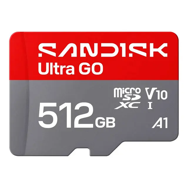 Sandisk microSDXC Ultra GO 512GB 512GB. 190MB/s. A1 C10 V10 UHS-I 