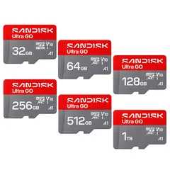 Sandisk microSDHC Ultra GO 32GB-1TB. A1 C10 V10 UHS-I