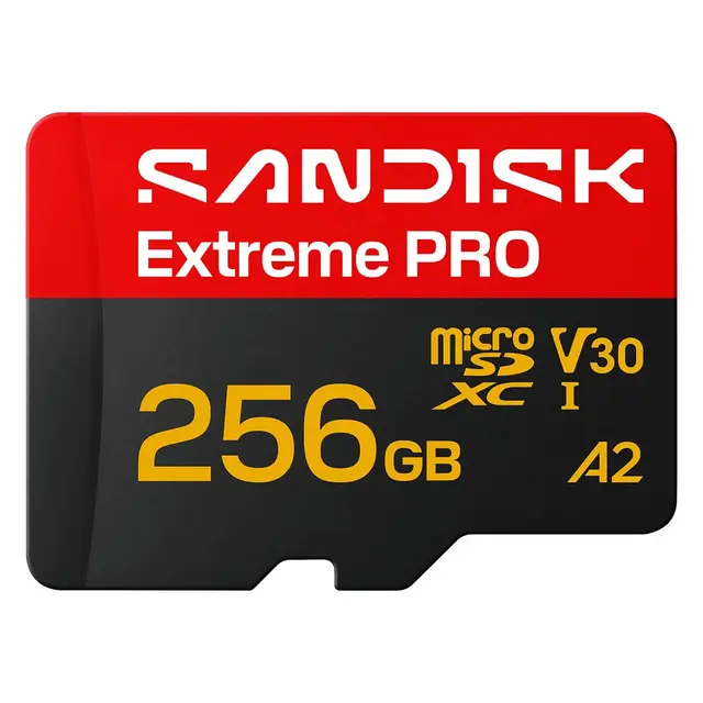 Sandisk microSDXC Extreme Pro 256GB 256GB. R250/W170. C10 V30 UHS-I 