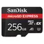 Sandisk MicroSDXC Express 256GB 256GB. R880/W480. U3 A1 C10 UHS-I