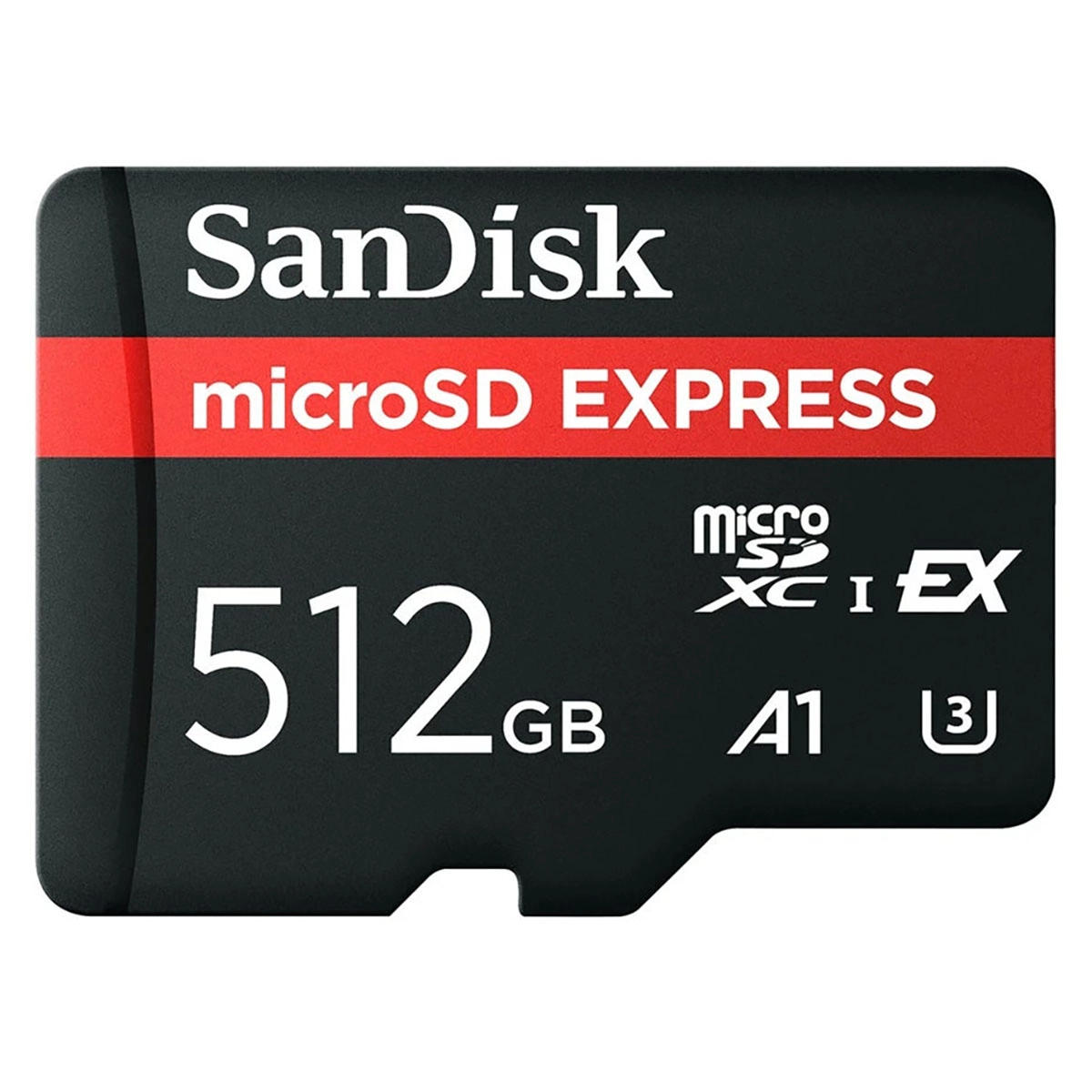 Sandisk MicroSDXC Express 512GB 512GB. R880/W480. U3 A1 C10 UHS-I