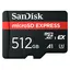 Sandisk MicroSDXC Express 512GB 512GB. R880/W480. U3 A1 C10 UHS-I