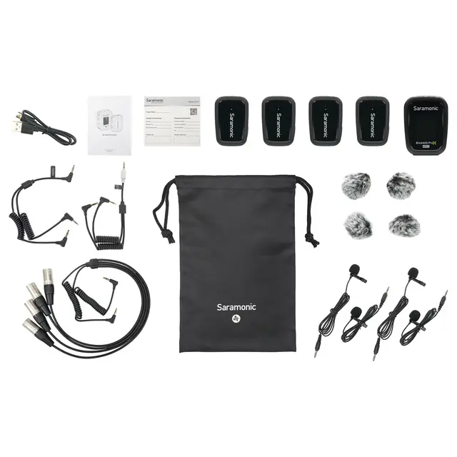 Saramonic Blink 500 Pro B8 2.4 GHz 4-kanals Wireless Mic System w/recording 